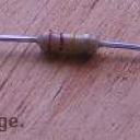 RESISTOR, 0.25W 5% 470K